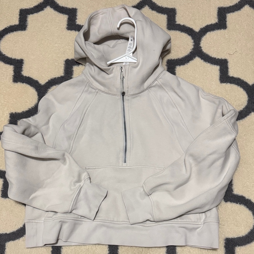 Scuba Oversized Half-Zip Hoodie